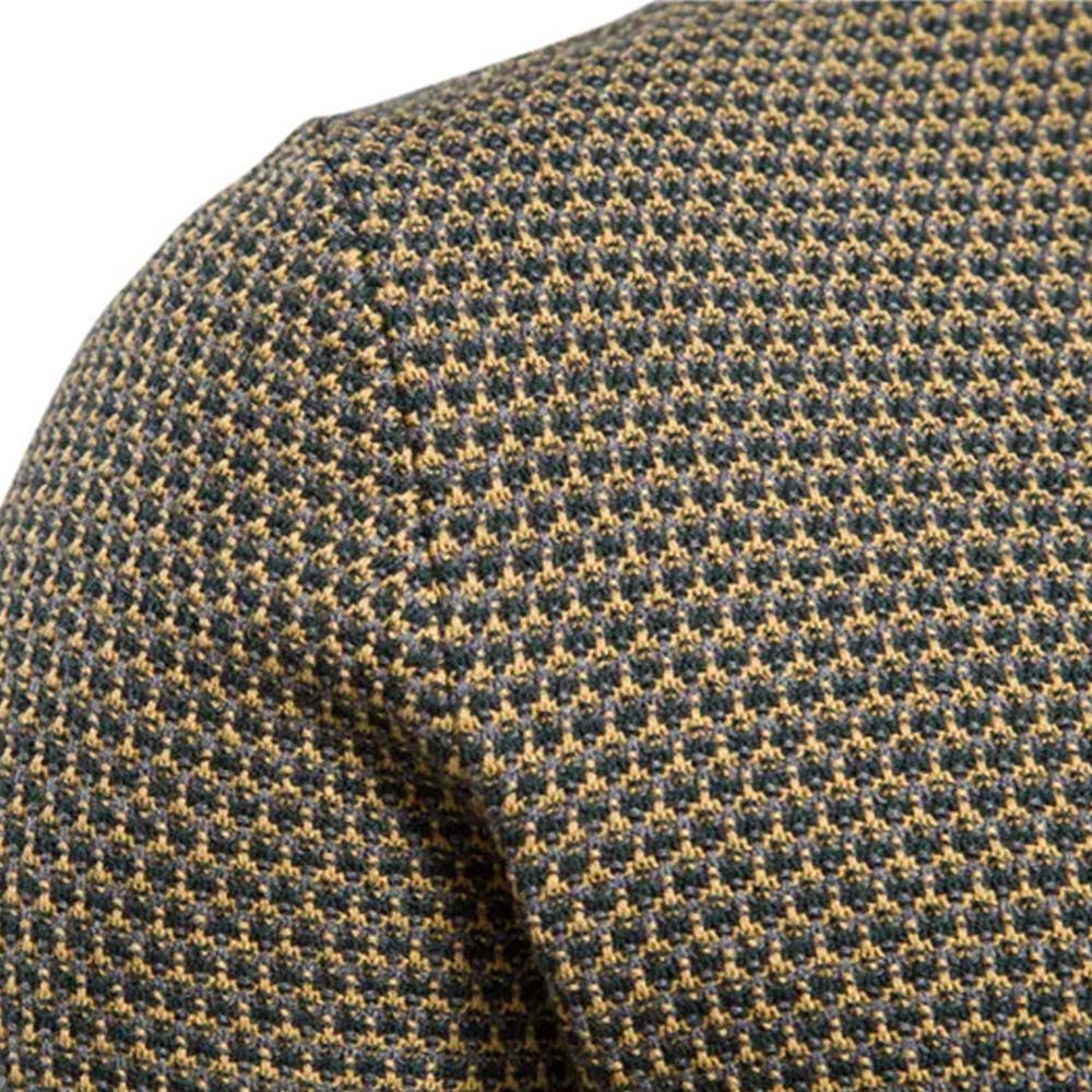 Saphirvogel™ Herren Pullover mit Rundhalsausschnitt und Farbblock-Strickpullover