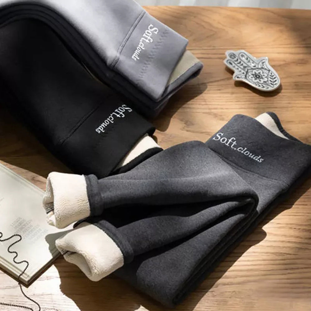 Saphirvogel™ Lässige, warme, mit Fleece gefütterte Leggings für den Winter