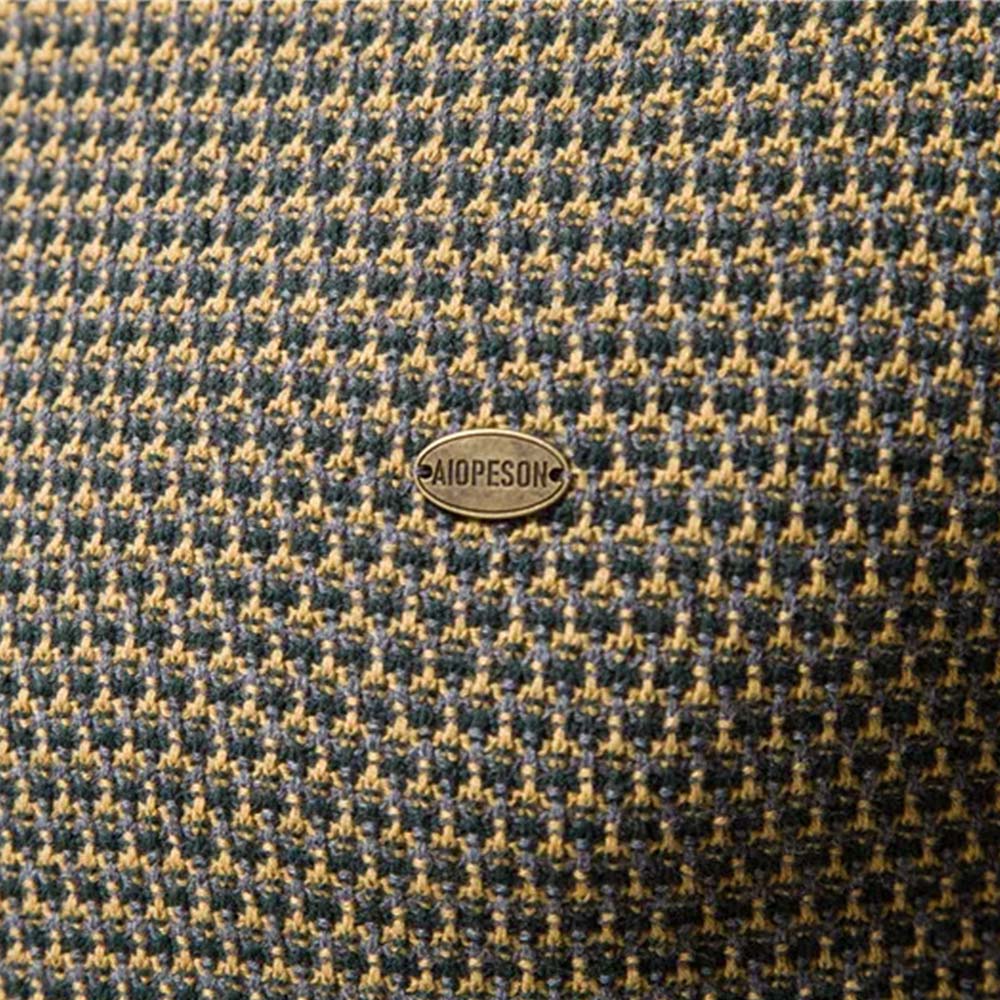 Saphirvogel™ Herren Pullover mit Rundhalsausschnitt und Farbblock-Strickpullover