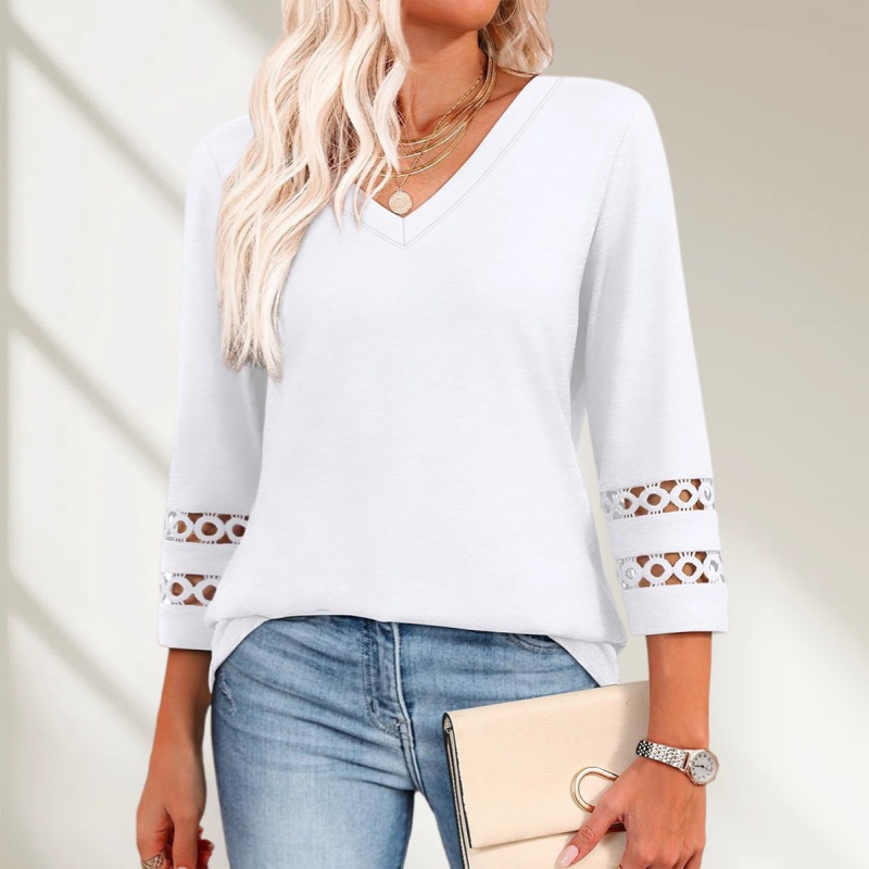 Cosline 2026 Trendy V Neck T Shirts