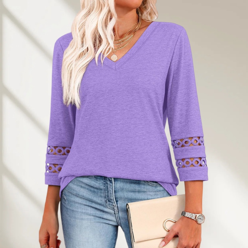 Cosline 2026 Trendy V Neck T Shirts