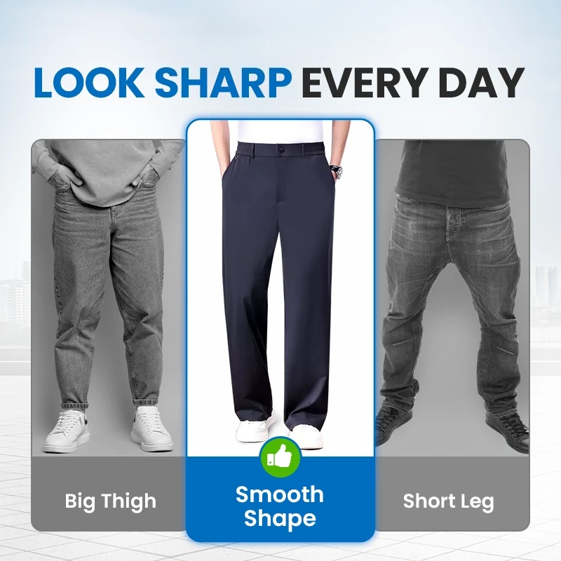 Cosline Ultra Comfort Ice Silk Flexible Casual Pants