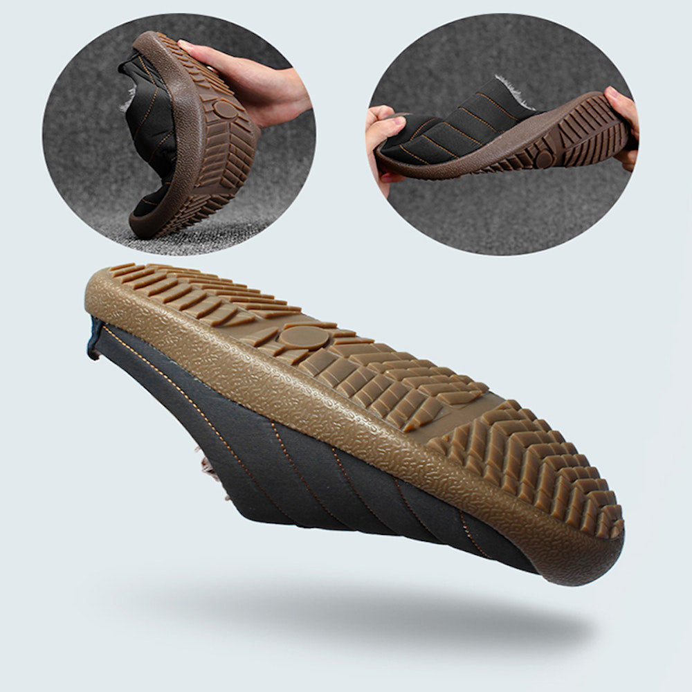 Saphirvogel™Wasserdichte Winter-Fleece-Hausschuhe