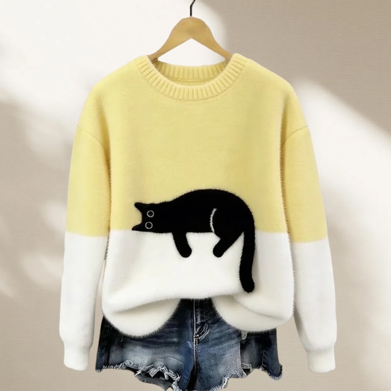 Cosline Cute Kitten Sweater for Women