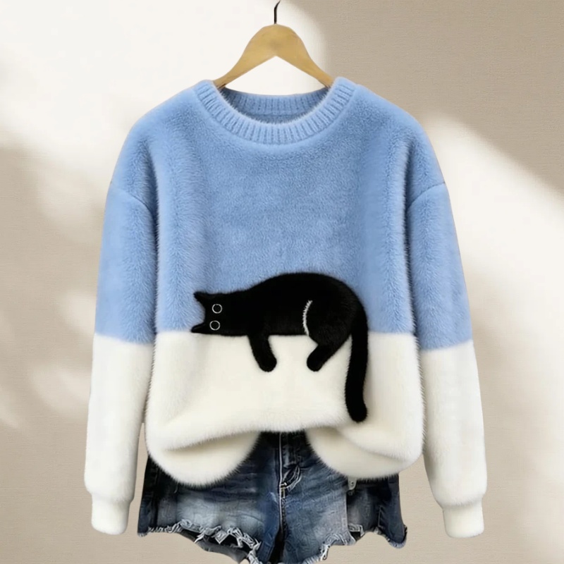 Cosline Cute Kitten Sweater for Women