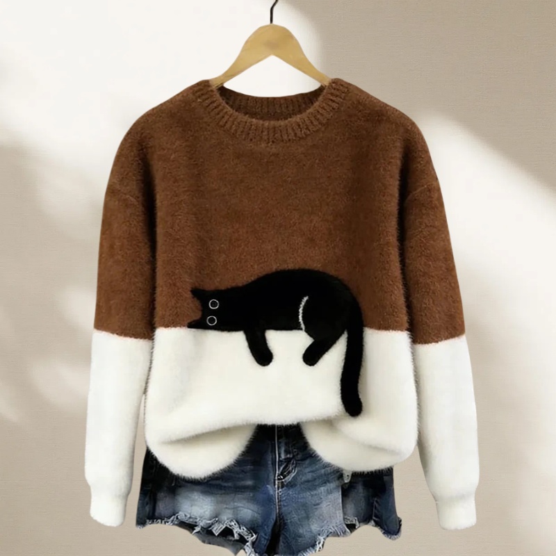 Cosline Cute Kitten Sweater for Women
