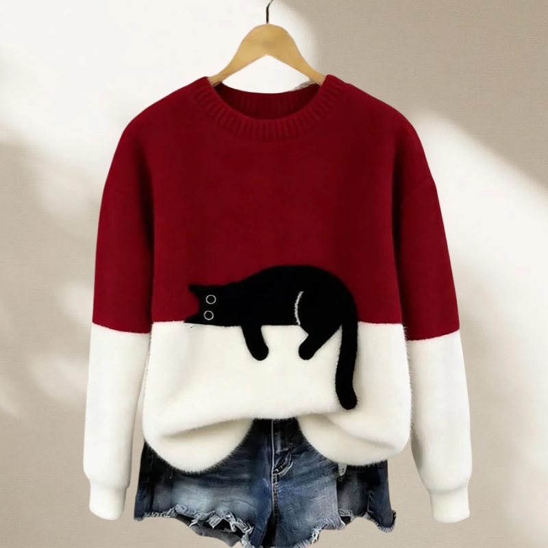 Cosline Cute Kitten Sweater for Women