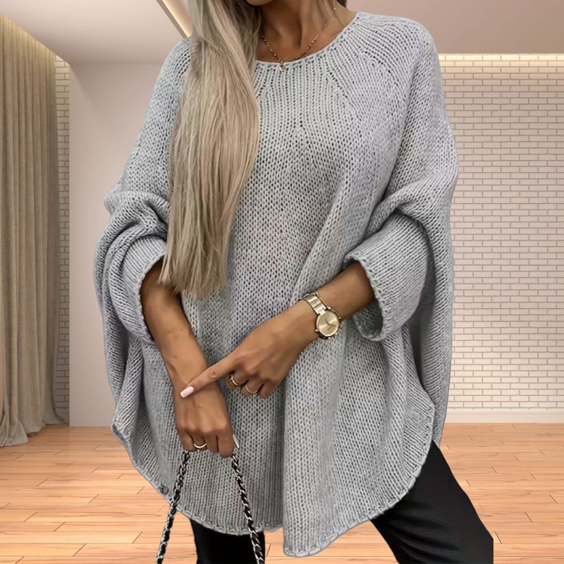 Cosline Elegant long-sleeved knit sweater