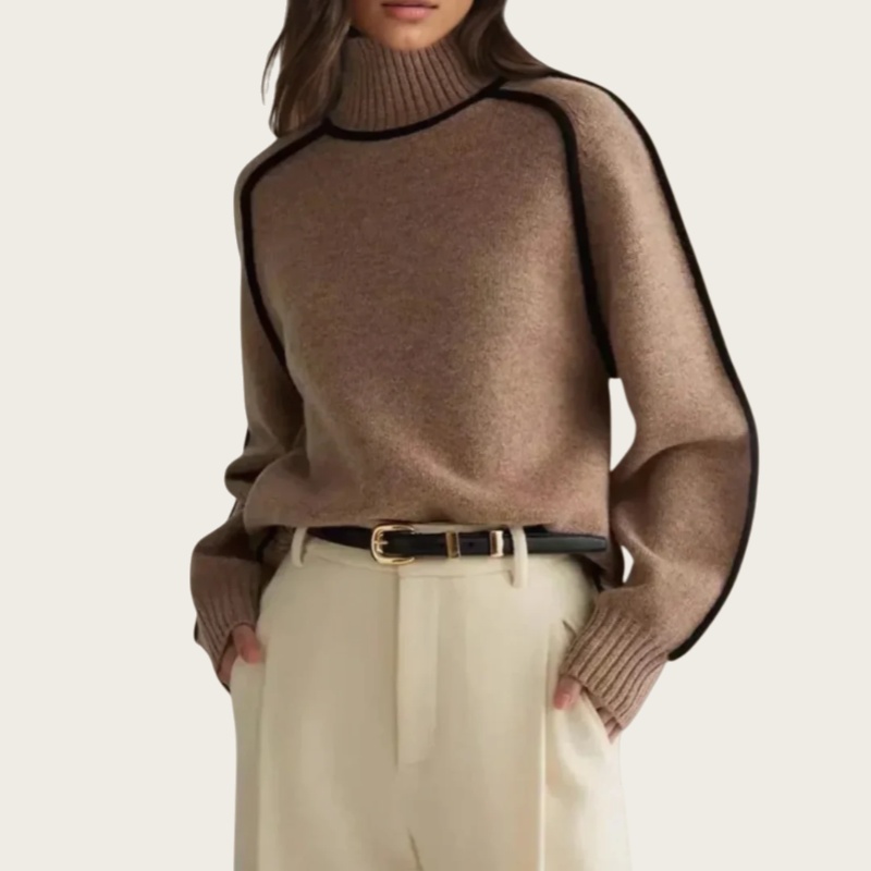 Elegant Women Turtleneck Sweater