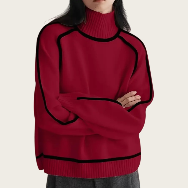 Elegant Women Turtleneck Sweater