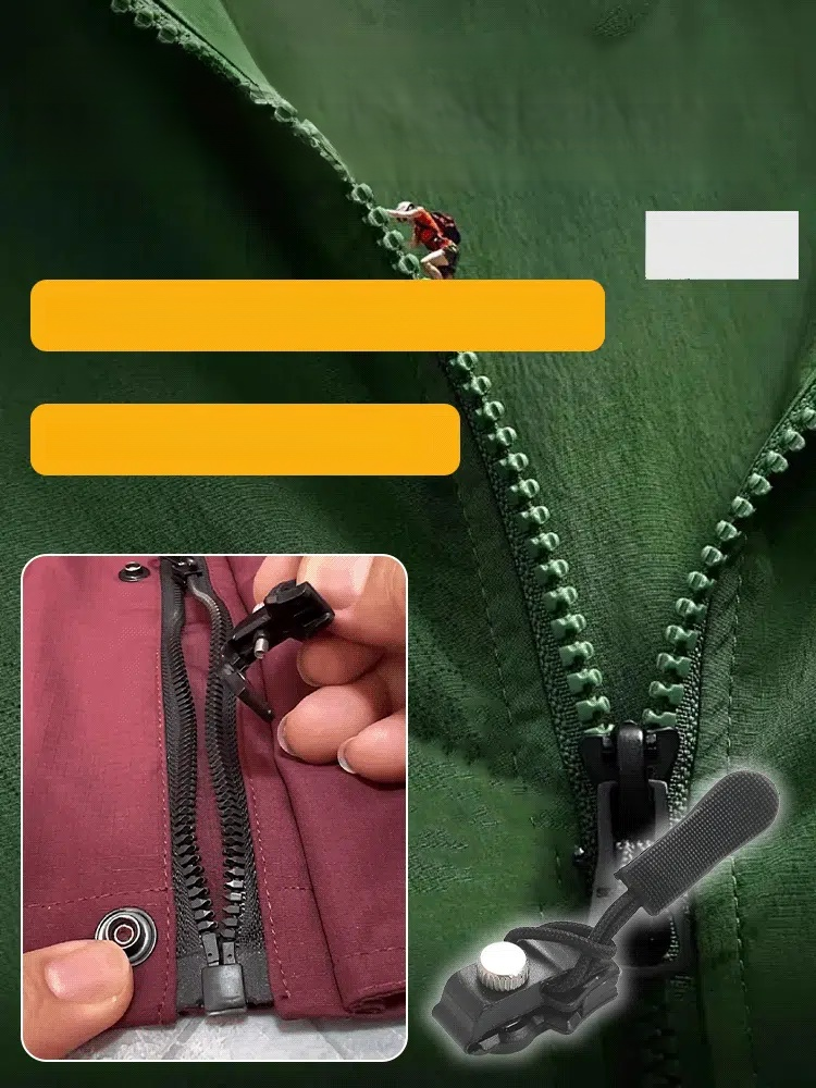 Removable zipper repairer