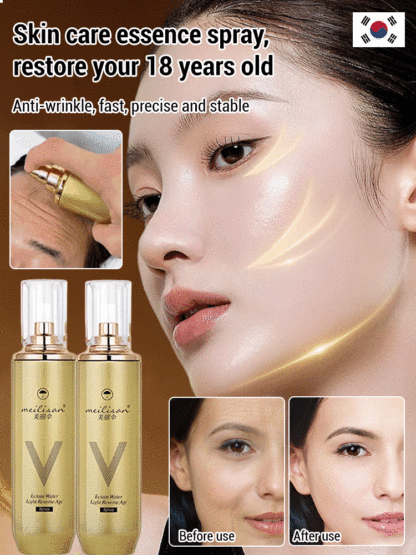 [One spray to remove wrinkles] 3 seconds to reduce wrinkles Lingzhi polypeptide anti-wrinkle spray