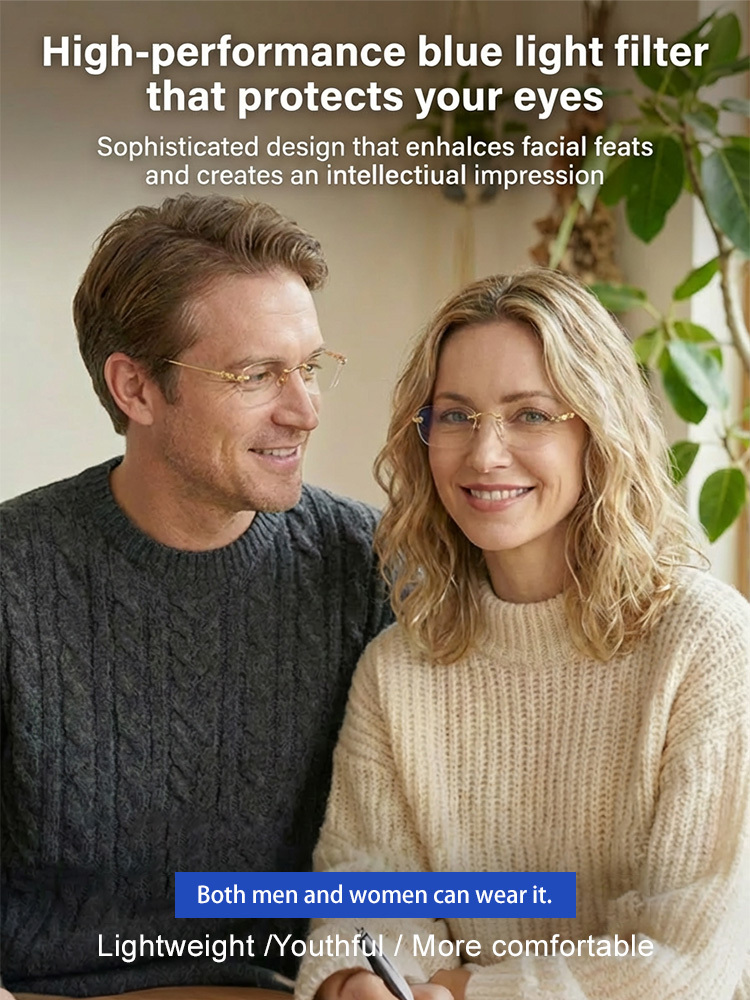 America's first intelligent photochromic rimless readers!