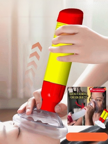 【Save a Life in Seconds. Anti-Choking.】Portable first aid choking device, Stop choking deaths! Powerful suction clears airways in 1 second. Home essential.
