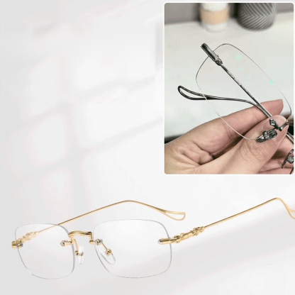 [Smart zoom and color changing] One pair for EVERYTHING! 🧠 Watch these smart lenses auto-focus in real-time! Blue-light blocking, anti-glare, and scratch-resistant. The last pair of glasses you'll buy