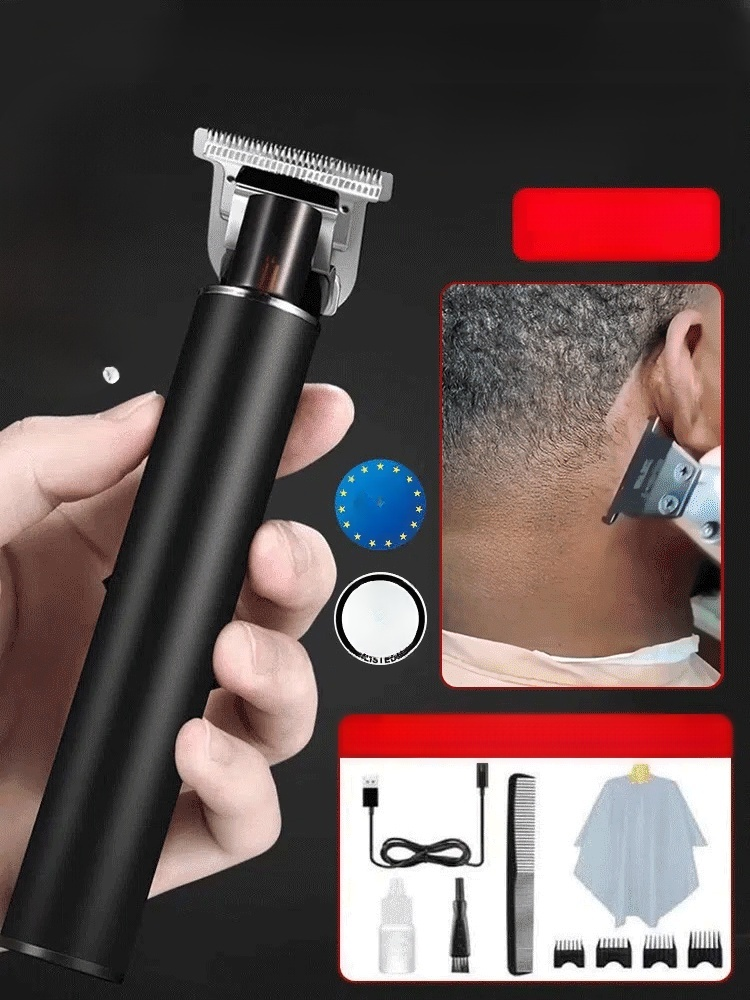 Silent and no-stuck hair Electric oil-cut carving hair clipper, The ultimate carving trimmer. Skin-close precision for that perfect sharp look.
