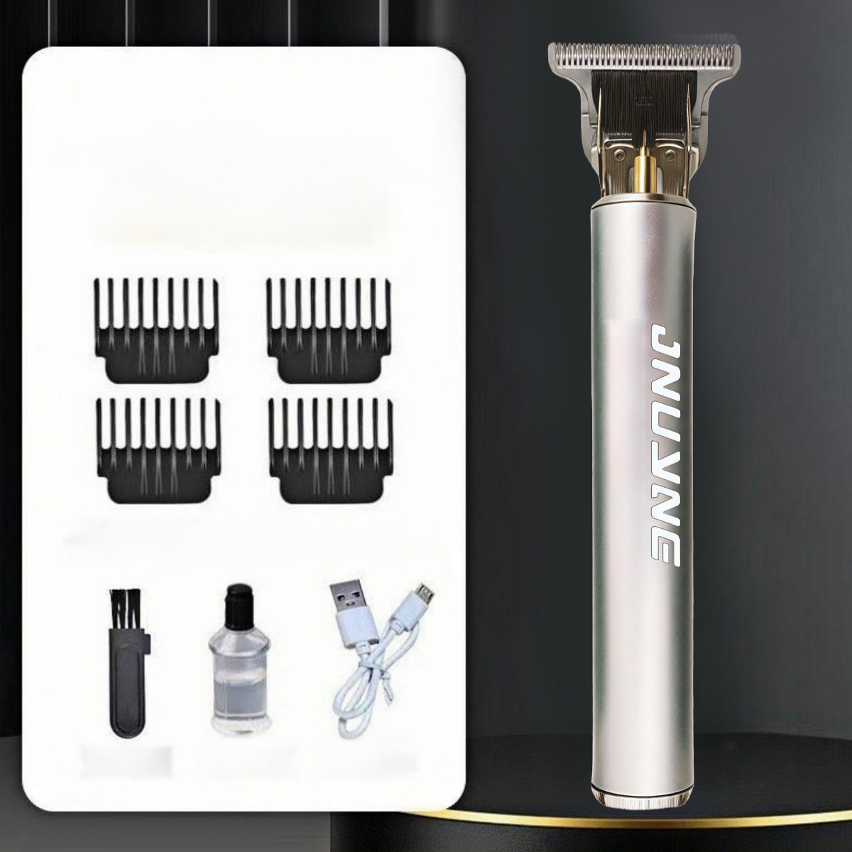 Silent and no-stuck hair Electric oil-cut carving hair clipper, The ultimate carving trimmer. Skin-close precision for that perfect sharp look.