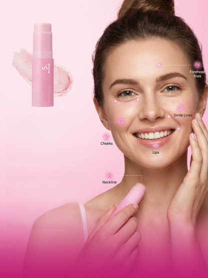 Collagen-Enriching Multi-Effect Balm, Anti-Aging Anywhere! With French Patented Ingredients to Target Neck & Eye Wrinkles.