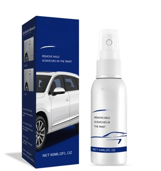 Repairs car scratches in 3 seconds! ✨ Professional-Grade Khaki Scratch Repair Spray No need for expensive repair shops! 🚫 Repair scratches and scuffs at home.