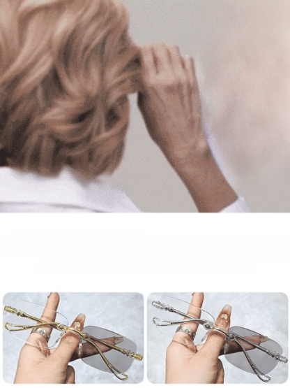 [Smart zoom and color changing] One pair for EVERYTHING! 🧠 Watch these smart lenses auto-focus in real-time! Blue-light blocking, anti-glare, and scratch-resistant. The last pair of glasses you'll buy