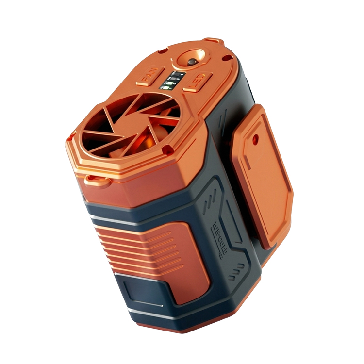 High-Speed Powerful Waist Clip Fan, Save [50%]! Instant 30°F Cooling in Seconds, End the 104°F Heat! 360° Full-Body Cooling for 2X Outdoor Work Productivity.