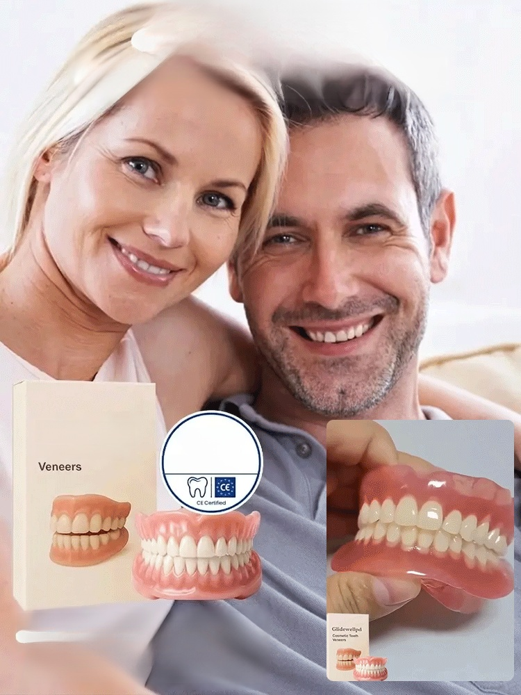  [Epic Upgrade] Premium Full Cover Dentures, Latest 3rd-gen silicone dentures: No grinding, 1min fit, natural. Pay after delivery if satisfied.