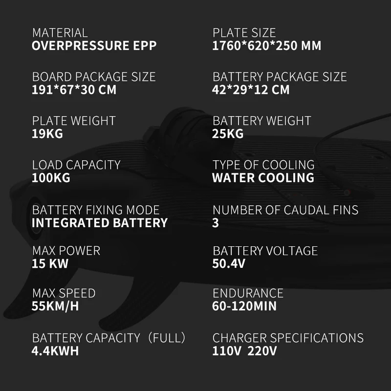 ZAI HAI| Electric Surfboard | BLACK RIDER G2 14KW | Most