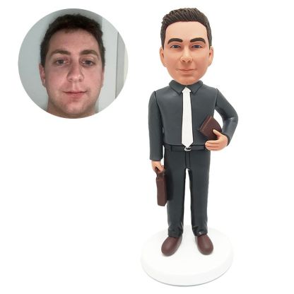 personalized bobblehead figure male teacher