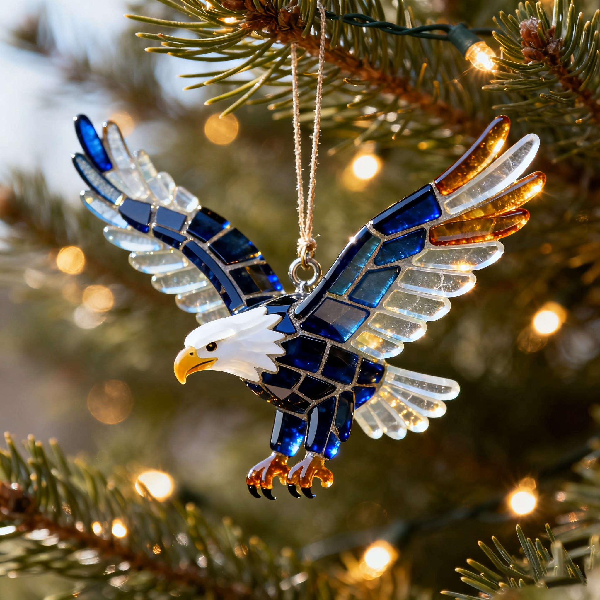 🕊️ Sea Glass Bird Ornament Collection 🐦