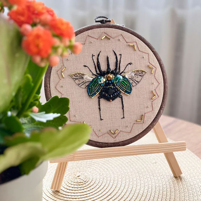 Insect Bead Embroidery