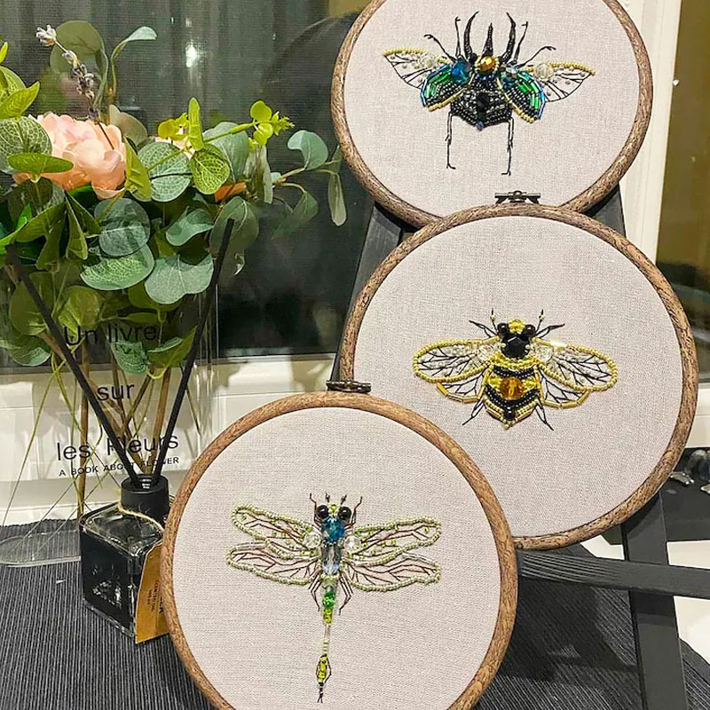 Insect Bead Embroidery