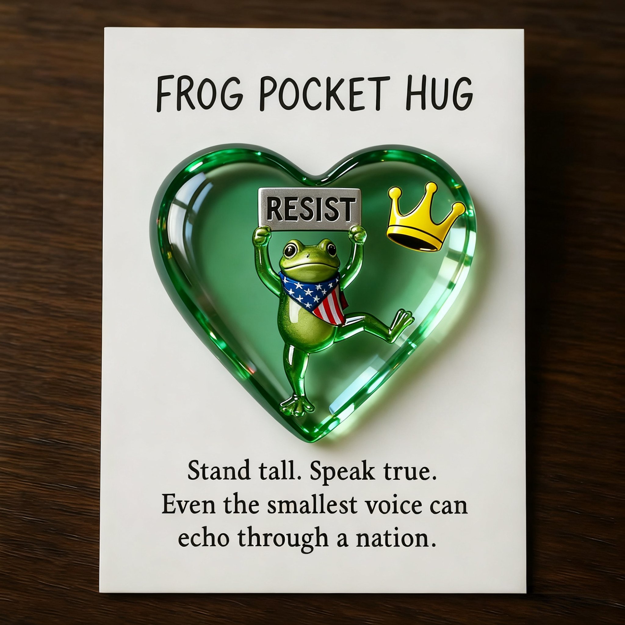 Frog Pocket Hug