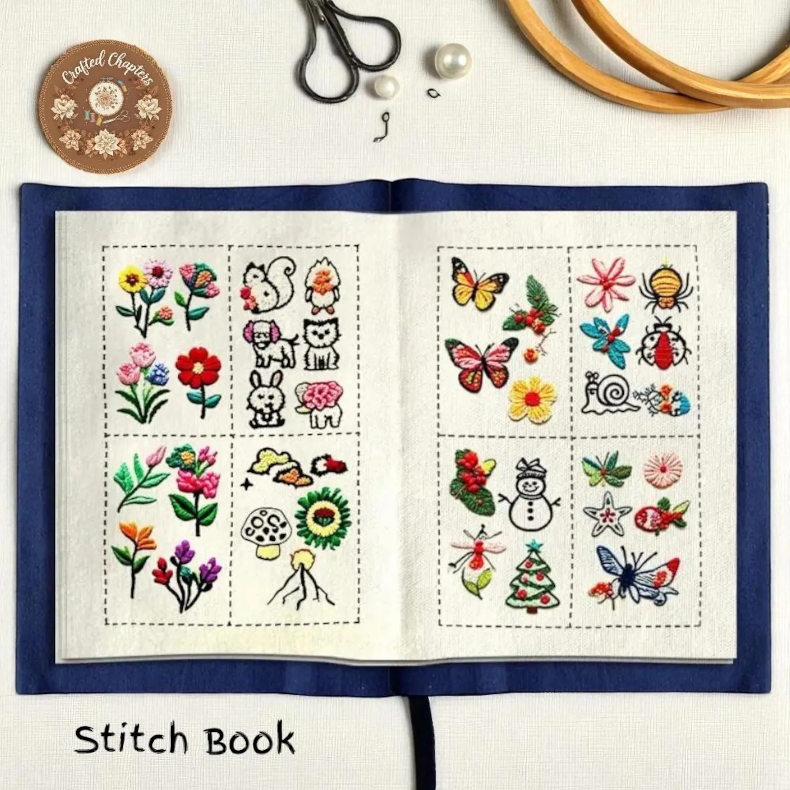 Handcrafted Stitch Book & Kit