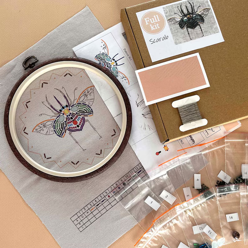 Insect Bead Embroidery