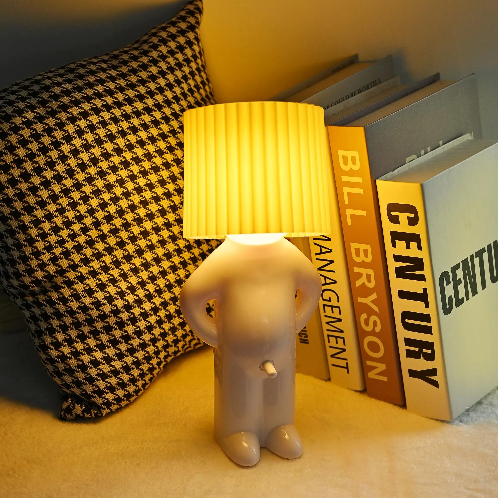 💡  Funny Man Night Light – The “Turn Me On” Lamp