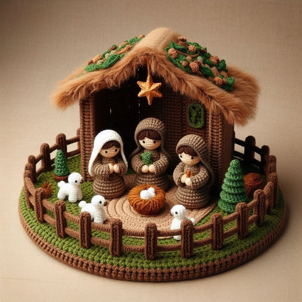 ✨ “The Holy Night Crochet Nativity DIY Kit”