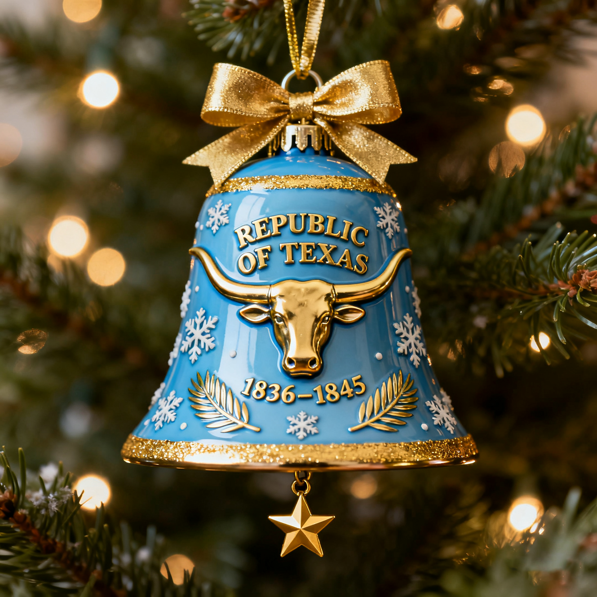 Republic of Texas Christmas Bell