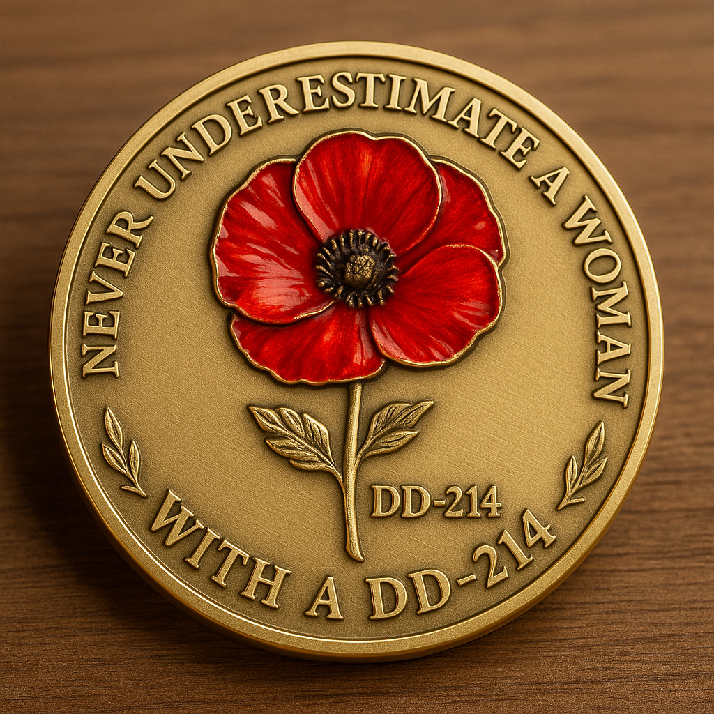 🌺DD-214 Woman Veteran Coin” 🌺