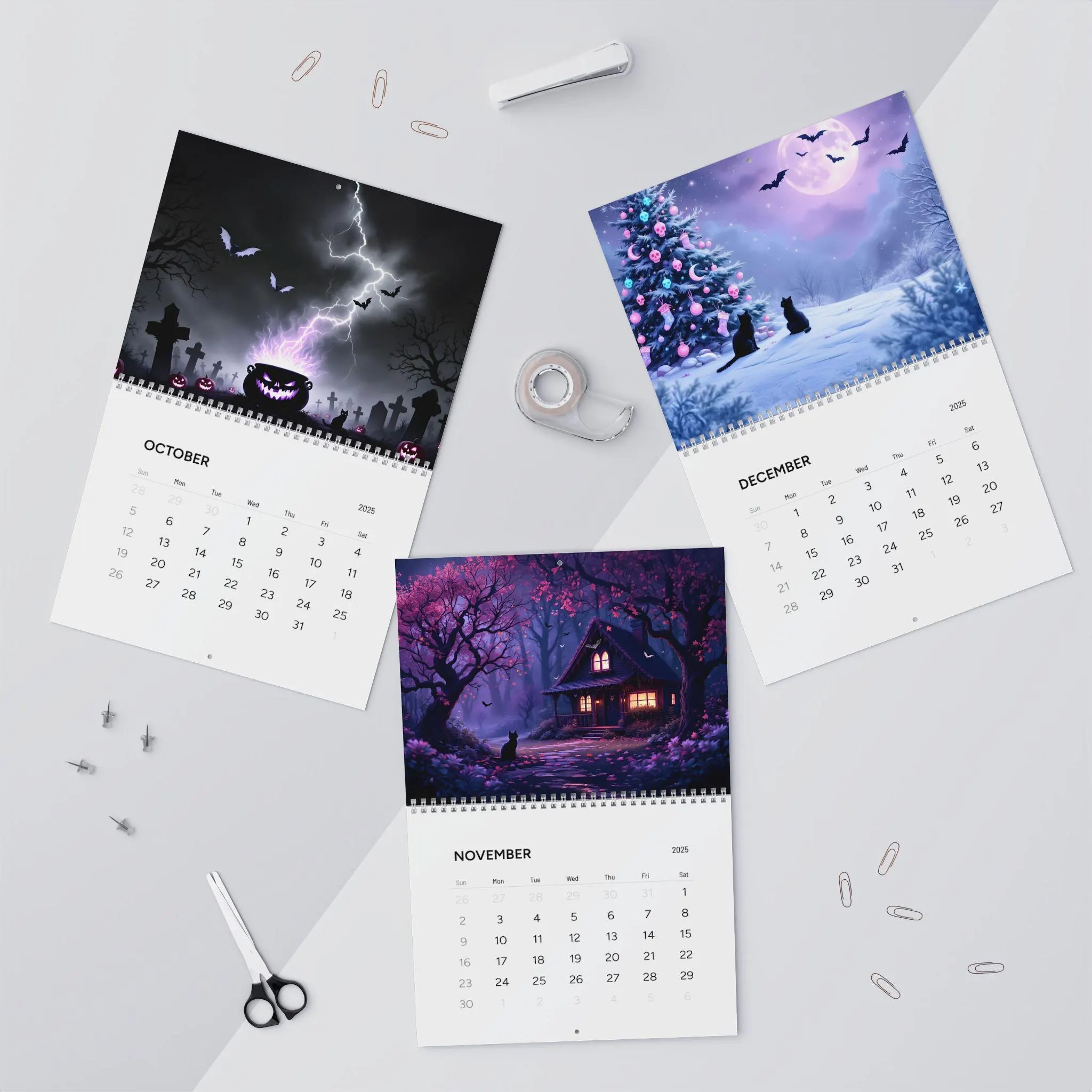 🌙2026 Mystic Cat Calendar