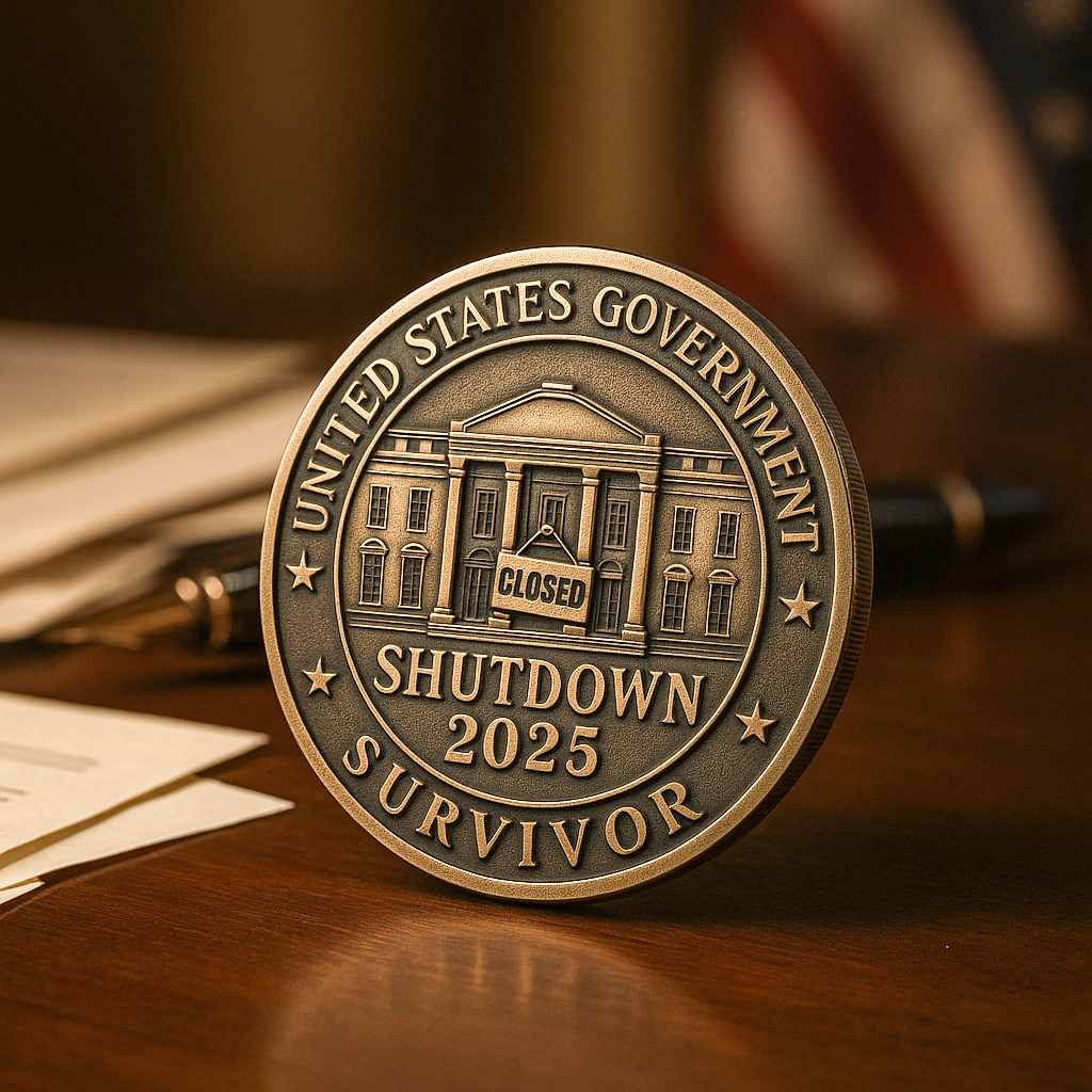 🪙“Government Shutdown 2025 – Survivor Coin”