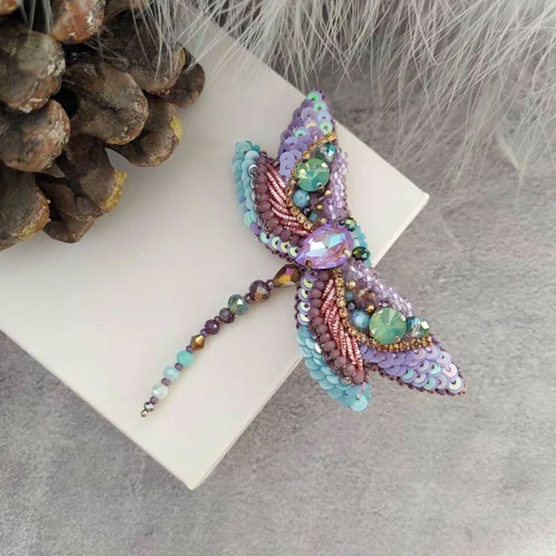 DIY Beaded Brooch Kit