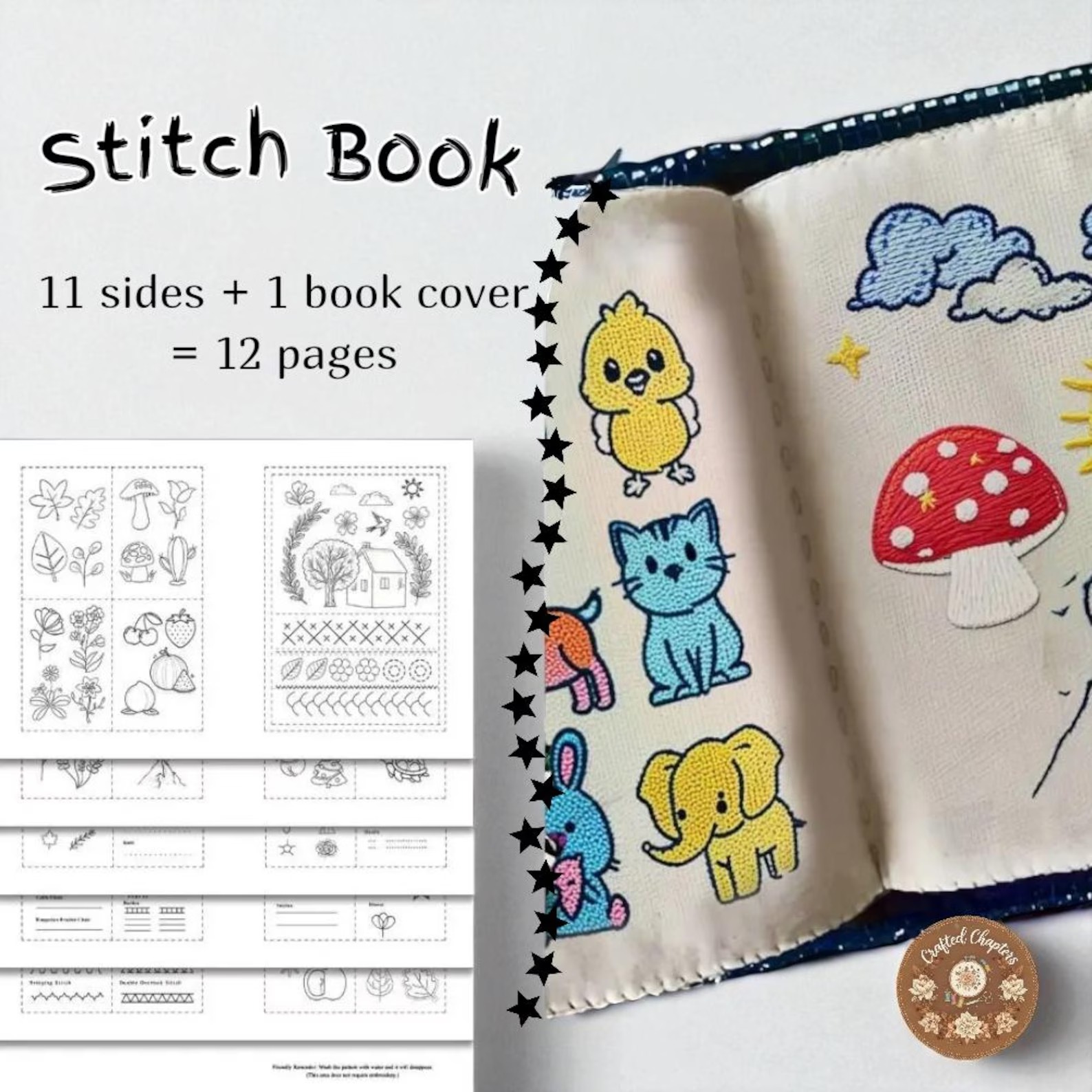 Handcrafted Stitch Book & Kit