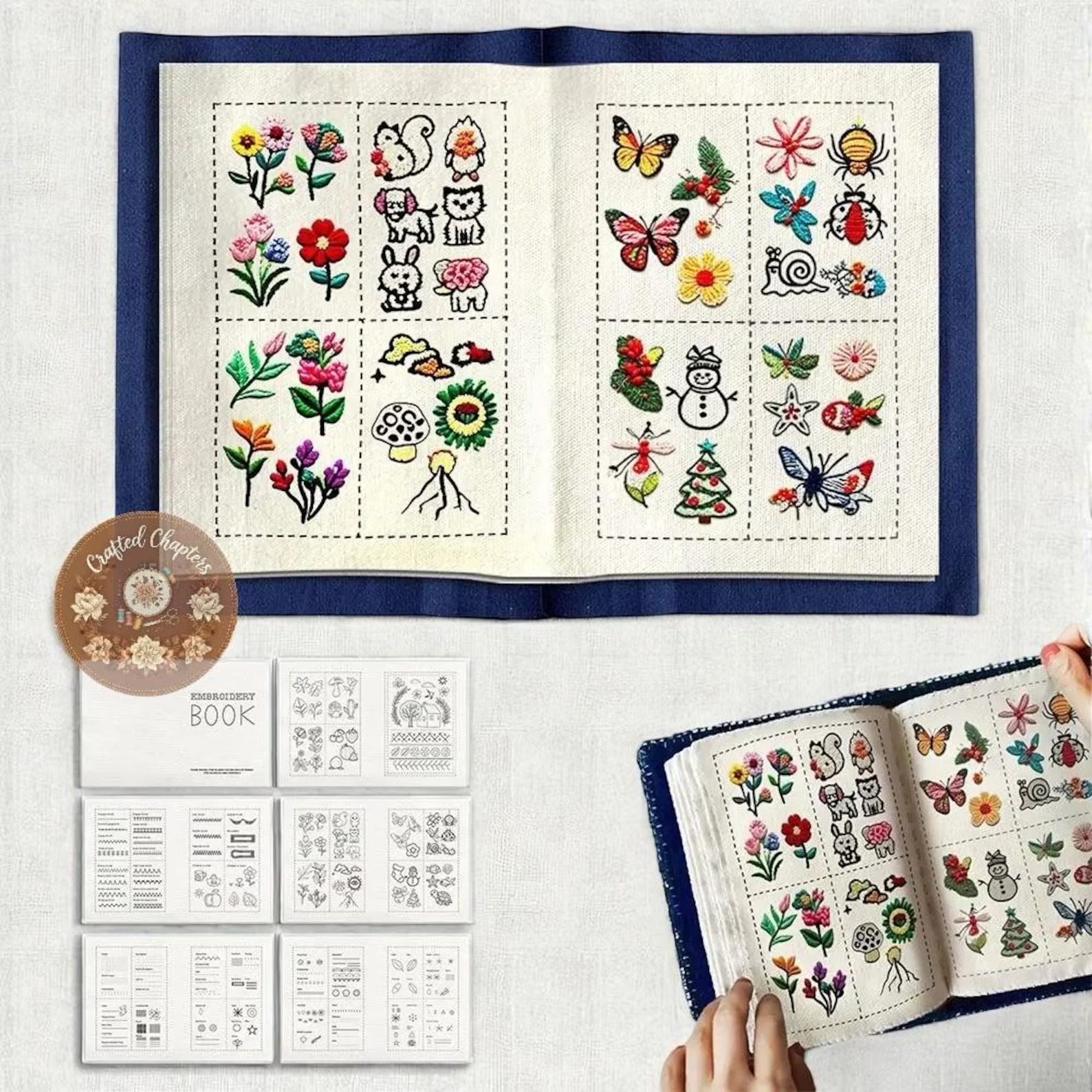 Handcrafted Stitch Book & Kit