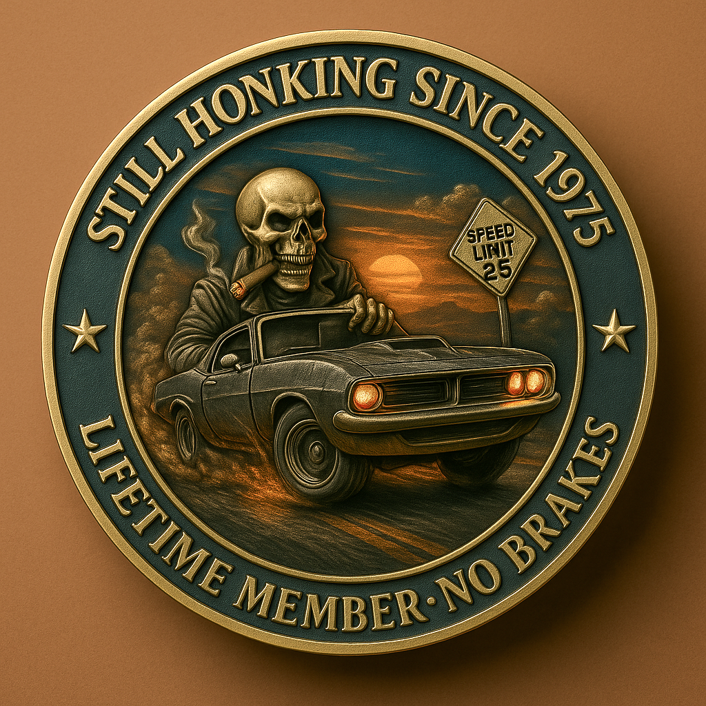 🪙Grumpy Old Drivers Club Challenge Coin