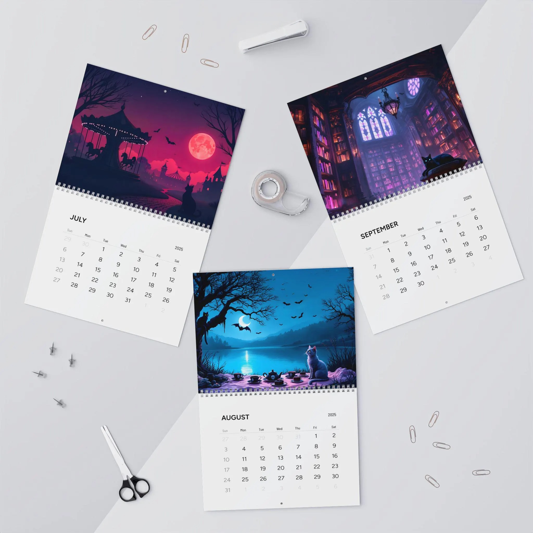 🌙2026 Mystic Cat Calendar