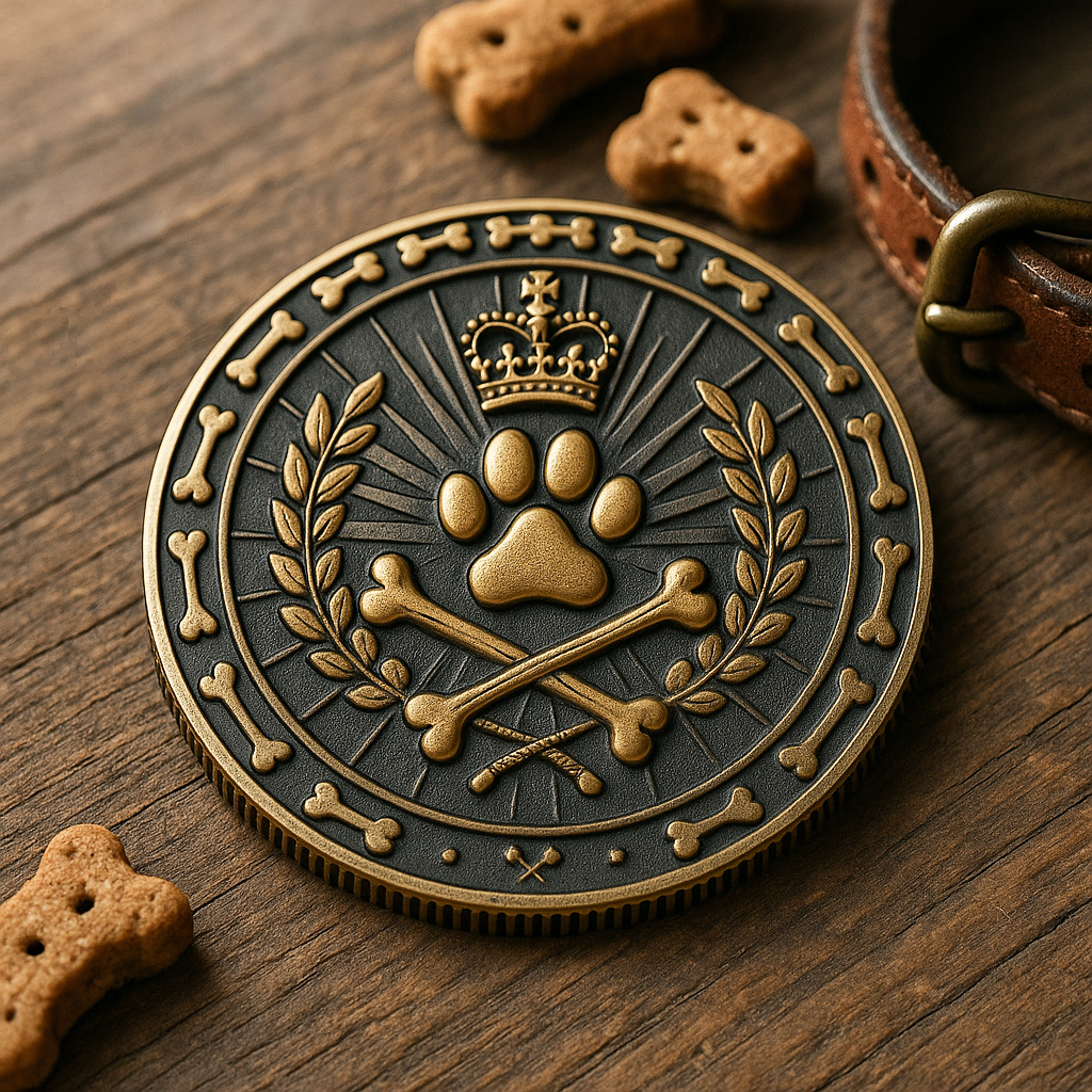 🐾 Dog Tax Paid Coin – The Republic of Good Boys