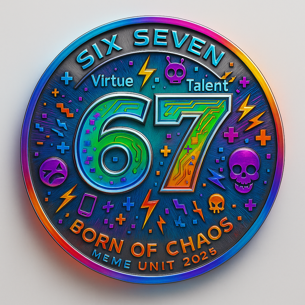 ⚡ SIX SEVEN – Born of Chaos Coin (Meme Unit 2025)