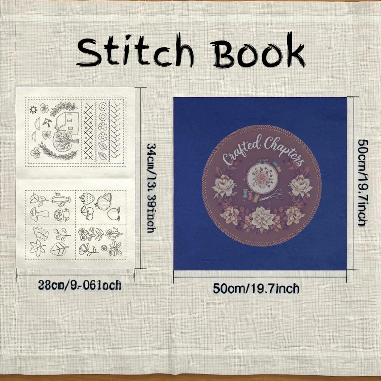 Handcrafted Stitch Book & Kit