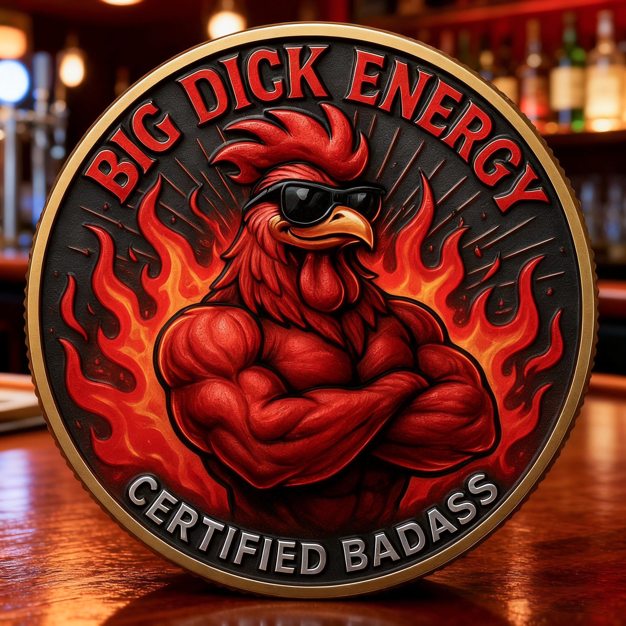 🔥BIG DICK ENERGY – Certified Badass Coin