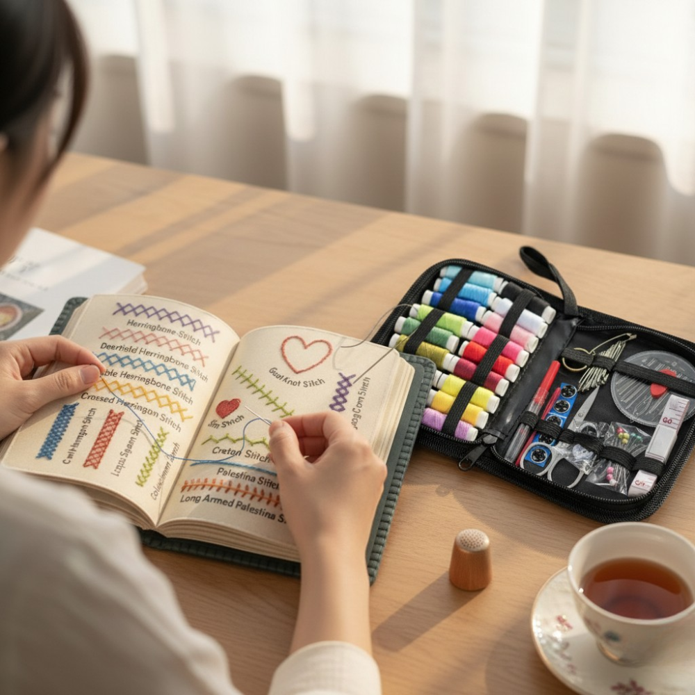 embroidery stitch book